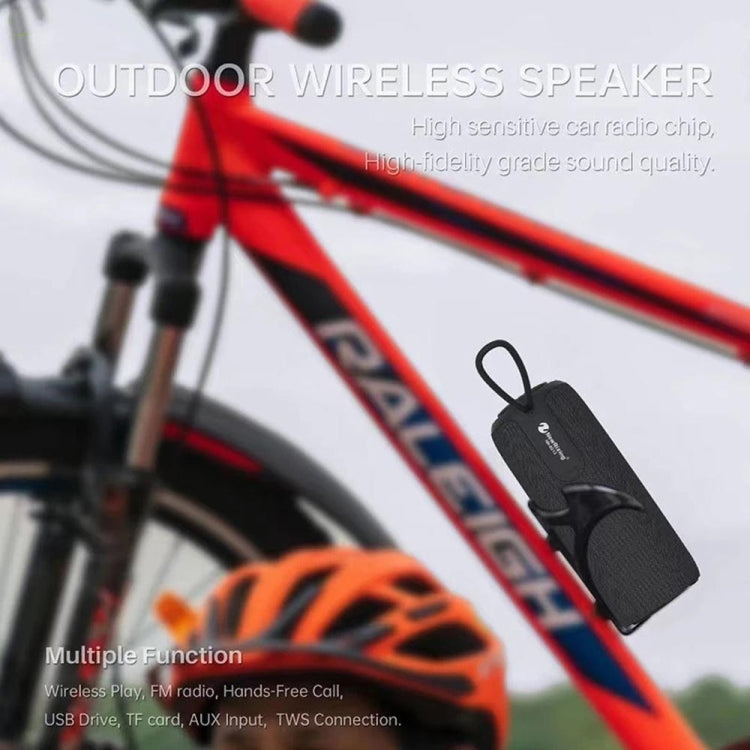 NewRixing NR8013 10W TWS Portable Wireless Stereo Speaker Support TF Card / FM(Gray) - Desktop Speaker by NewRixing | Online Shopping UK | buy2fix