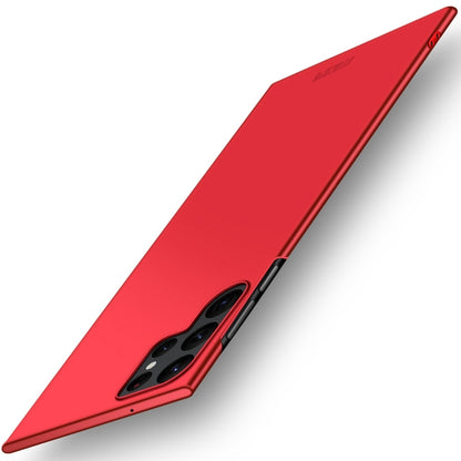 For Samsung Galaxy S22 Ultra 5G MOFI Frosted PC Ultra-thin Hard Case(Red) by MOFI