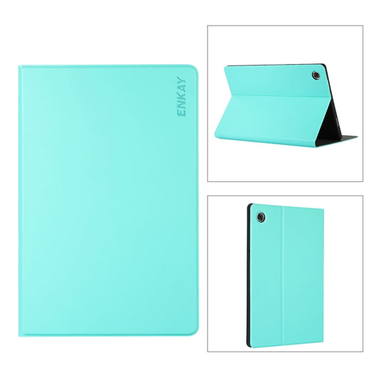 For Samsung Galaxy Tab A8 10.5 2021 X200/X205 ENKAY Leather Stand Smart Tablet Case(Green) - Other Galaxy Tab PC by ENKAY | Online Shopping UK | buy2fix