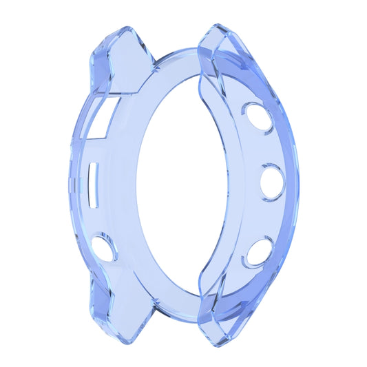 For Garmin Epix Gen2 Non-full Coverage Hollow TPU Watch Case(Transparent Blue) - Watch Cases by buy2fix | Online Shopping UK | buy2fix