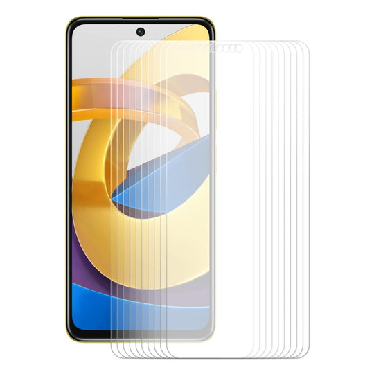 For Xiaomi Poco F5 Pro / Redmi K60 / K60 Pro 10pcs ENKAY Hat-Prince 0.26mm 9H 2.5D Tempered Glass Film