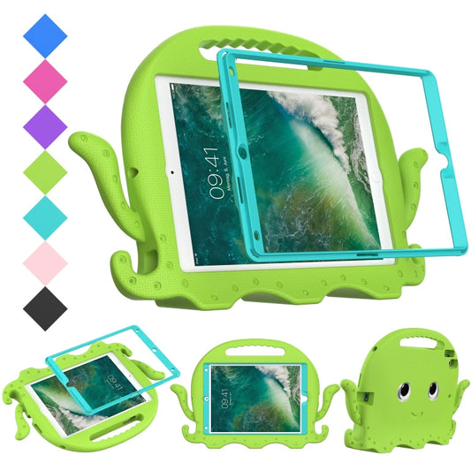 For iPad 10.2 2019 / 2020 Octopus Style EVA + PC Tablet Case with Strap(Grass Green) - iPad 10.2 Cases by buy2fix | Online Shopping UK | buy2fix