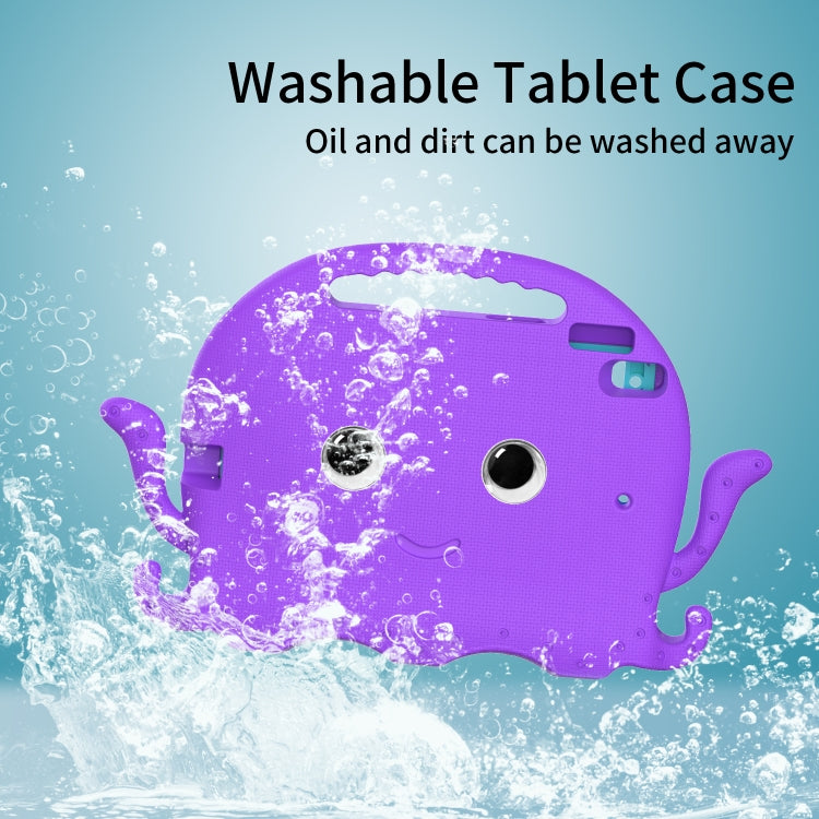 For iPad 10.2 2019 / 2020 Octopus Style EVA + PC Tablet Case with Strap(Purple) - iPad 10.2 Cases by buy2fix | Online Shopping UK | buy2fix