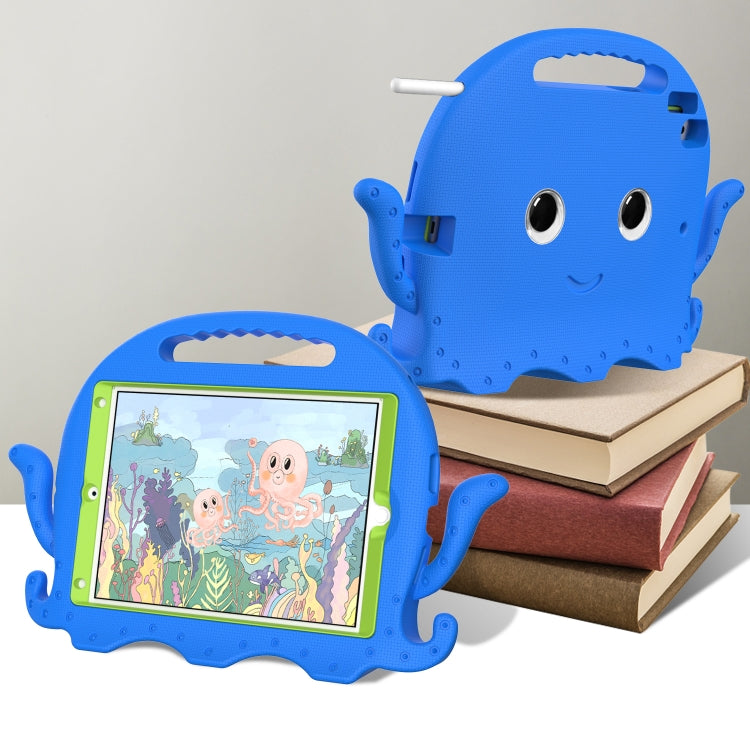 For iPad 10.2 2019 / 2020 Octopus Style EVA + PC Tablet Case with Strap(Blue) - iPad 10.2 Cases by buy2fix | Online Shopping UK | buy2fix