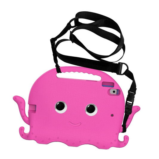 For iPad 10.2 2019 / 2020 Octopus Style EVA + PC Tablet Case with Strap(RoseRed) - iPad 10.2 Cases by buy2fix | Online Shopping UK | buy2fix