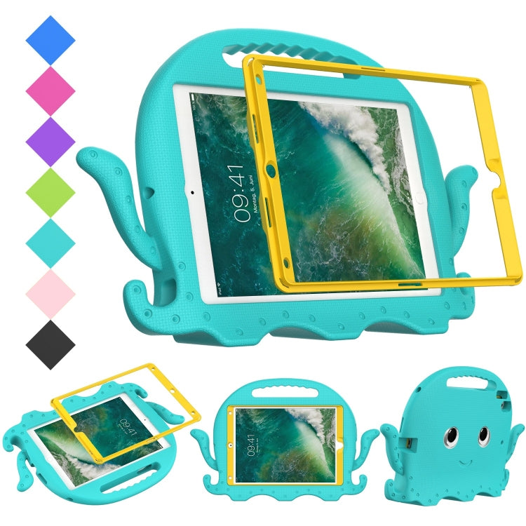For iPad Air 3 10.5 2019 / Pro 10.5 Octopus Style EVA + PC Tablet Case with Strap(Glacial Green) - iPad 10.2 Cases by buy2fix | Online Shopping UK | buy2fix