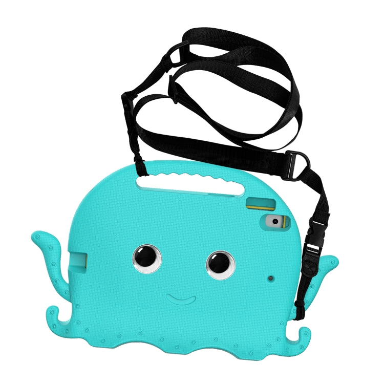 For iPad Air 3 10.5 2019 / Pro 10.5 Octopus Style EVA + PC Tablet Case with Strap(Glacial Green) - iPad 10.2 Cases by buy2fix | Online Shopping UK | buy2fix