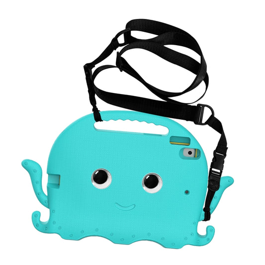 For iPad Air 3 10.5 2019 / Pro 10.5 Octopus Style EVA + PC Tablet Case with Strap(Glacial Green) - iPad 10.2 Cases by buy2fix | Online Shopping UK | buy2fix