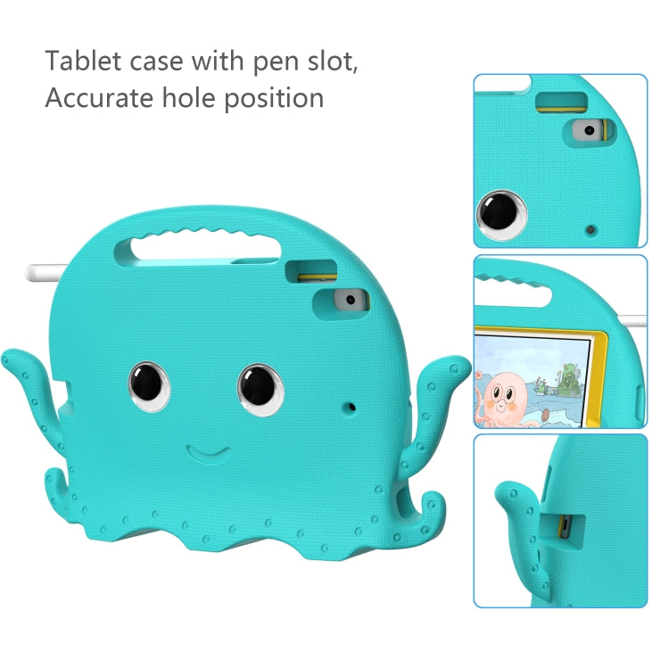 For iPad Air 3 10.5 2019 / Pro 10.5 Octopus Style EVA + PC Tablet Case with Strap(Glacial Green) - iPad 10.2 Cases by buy2fix | Online Shopping UK | buy2fix