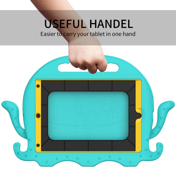 For iPad Air 3 10.5 2019 / Pro 10.5 Octopus Style EVA + PC Tablet Case with Strap(Glacial Green) - iPad 10.2 Cases by buy2fix | Online Shopping UK | buy2fix