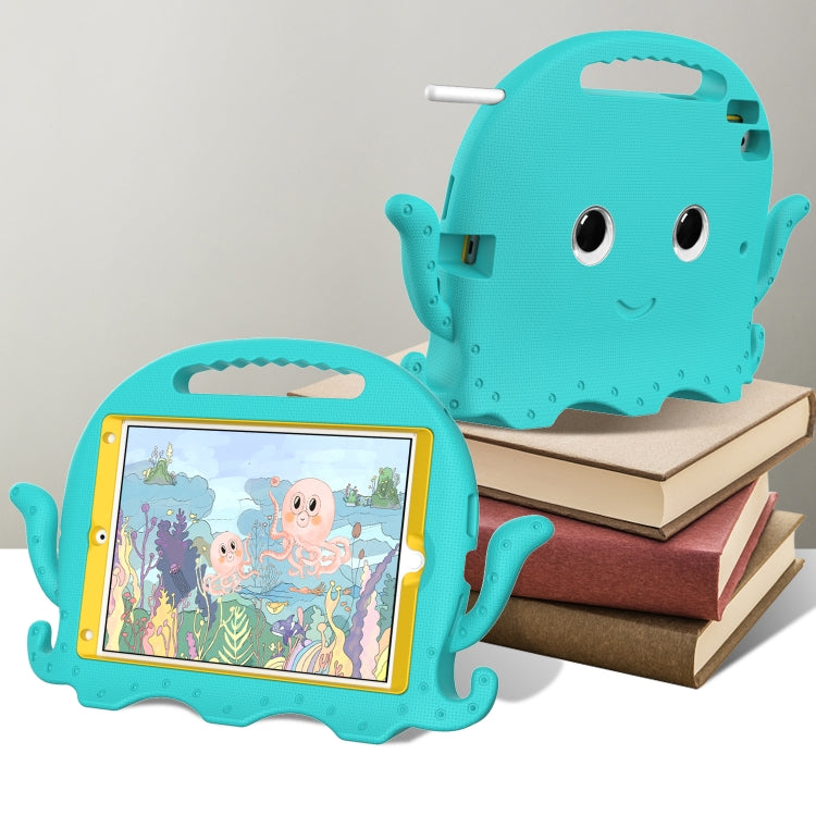For iPad Air 3 10.5 2019 / Pro 10.5 Octopus Style EVA + PC Tablet Case with Strap(Glacial Green) - iPad 10.2 Cases by buy2fix | Online Shopping UK | buy2fix