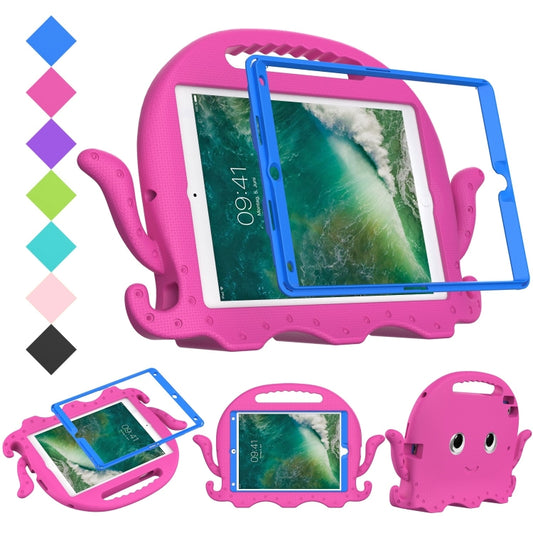For iPad Air 3 10.5 2019 / Pro 10.5 Octopus Style EVA + PC Tablet Case with Strap(RoseRed) - iPad 10.2 Cases by buy2fix | Online Shopping UK | buy2fix
