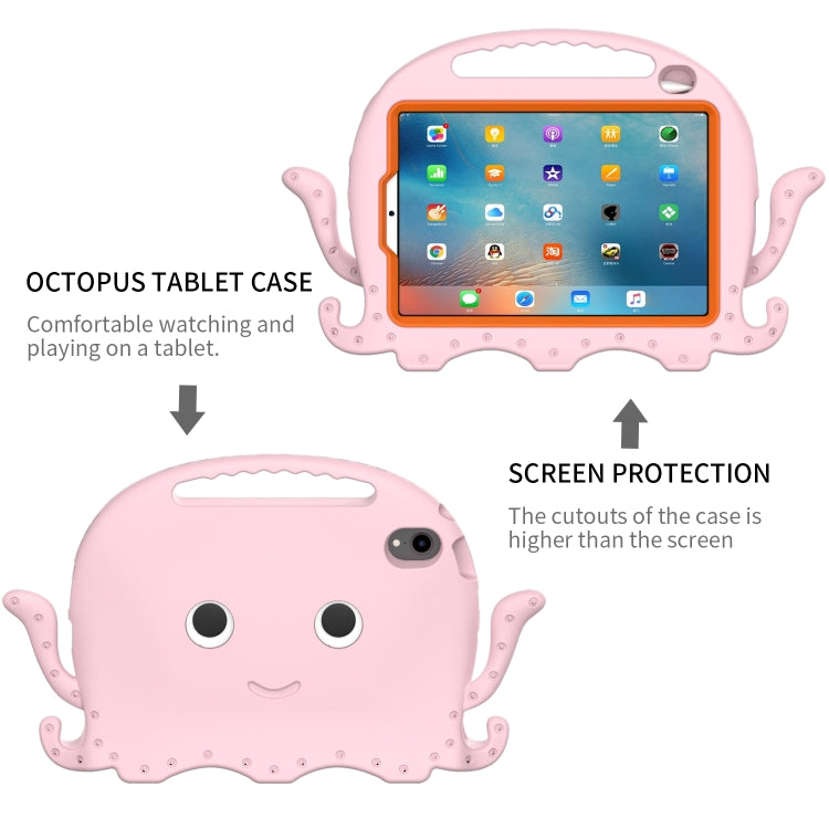 For iPad mini 6 / mini 2024 Octopus Style EVA Hybrid PC Tablet Case with Strap(Pink) - iPad mini 6 Cases by buy2fix | Online Shopping UK | buy2fix