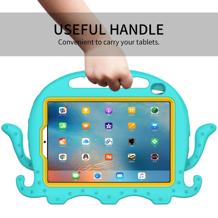 For iPad mini 6 / mini 2024 Octopus Style EVA Hybrid PC Tablet Case with Strap(Glacial Green) - iPad mini 6 Cases by buy2fix | Online Shopping UK | buy2fix