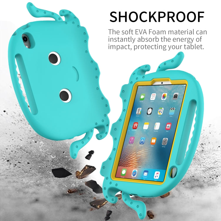 For iPad mini 6 / mini 2024 Octopus Style EVA Hybrid PC Tablet Case with Strap(Glacial Green) - iPad mini 6 Cases by buy2fix | Online Shopping UK | buy2fix