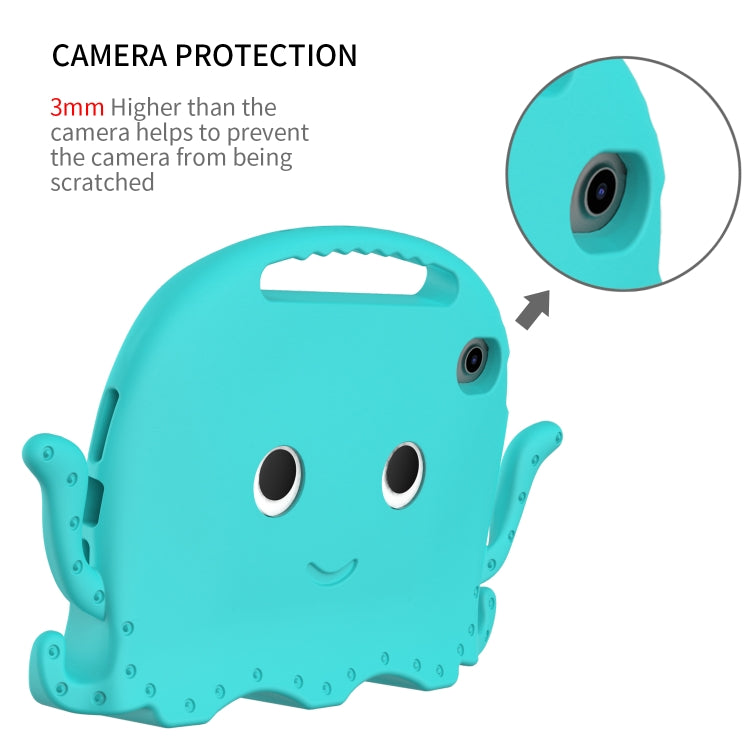 For iPad mini 6 / mini 2024 Octopus Style EVA Hybrid PC Tablet Case with Strap(Glacial Green) - iPad mini 6 Cases by buy2fix | Online Shopping UK | buy2fix