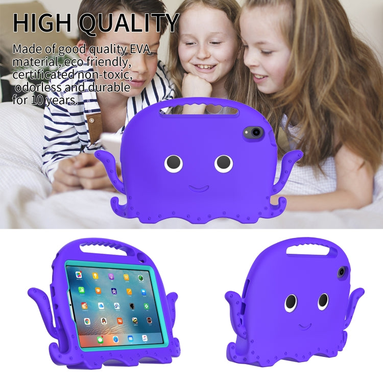 For iPad mini 6 / mini 2024 Octopus Style EVA Hybrid PC Tablet Case with Strap(Purple) - iPad mini 6 Cases by buy2fix | Online Shopping UK | buy2fix