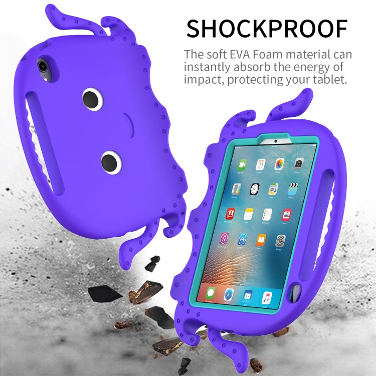 For iPad mini 6 / mini 2024 Octopus Style EVA Hybrid PC Tablet Case with Strap(Purple) - iPad mini 6 Cases by buy2fix | Online Shopping UK | buy2fix