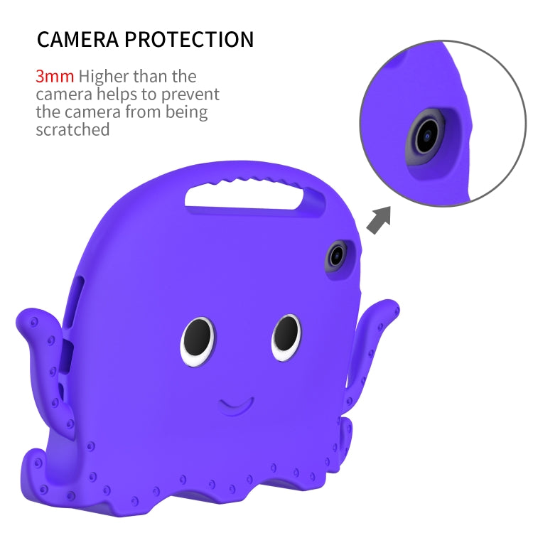 For iPad mini 6 / mini 2024 Octopus Style EVA Hybrid PC Tablet Case with Strap(Purple) - iPad mini 6 Cases by buy2fix | Online Shopping UK | buy2fix