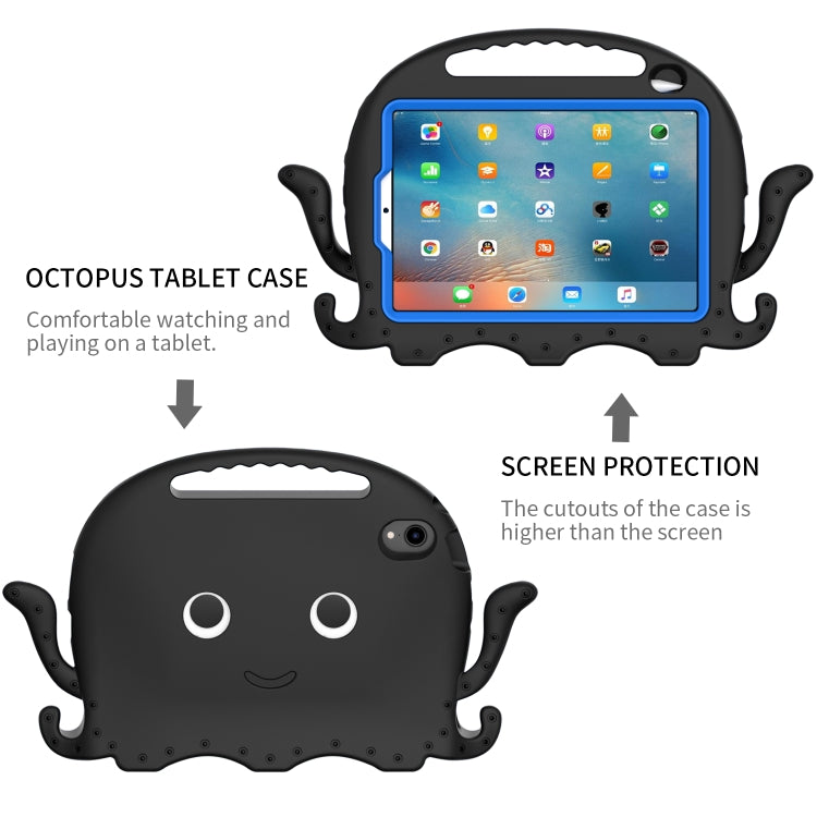 For iPad mini 6 / mini 2024 Octopus Style EVA Hybrid PC Tablet Case with Strap(Black) - iPad mini 6 Cases by buy2fix | Online Shopping UK | buy2fix