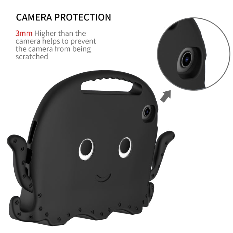 For iPad mini 6 / mini 2024 Octopus Style EVA Hybrid PC Tablet Case with Strap(Black) - iPad mini 6 Cases by buy2fix | Online Shopping UK | buy2fix