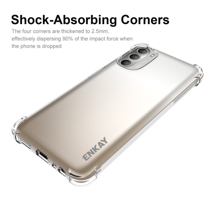 For Motorola Moto G 5G 2022 ENKAY Clear TPU Shockproof Case - Motorola Cases by ENKAY | Online Shopping UK | buy2fix