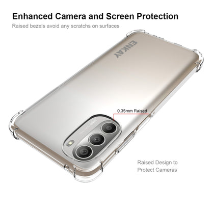 For Motorola Moto G 5G 2022 ENKAY Clear TPU Shockproof Case - Motorola Cases by ENKAY | Online Shopping UK | buy2fix
