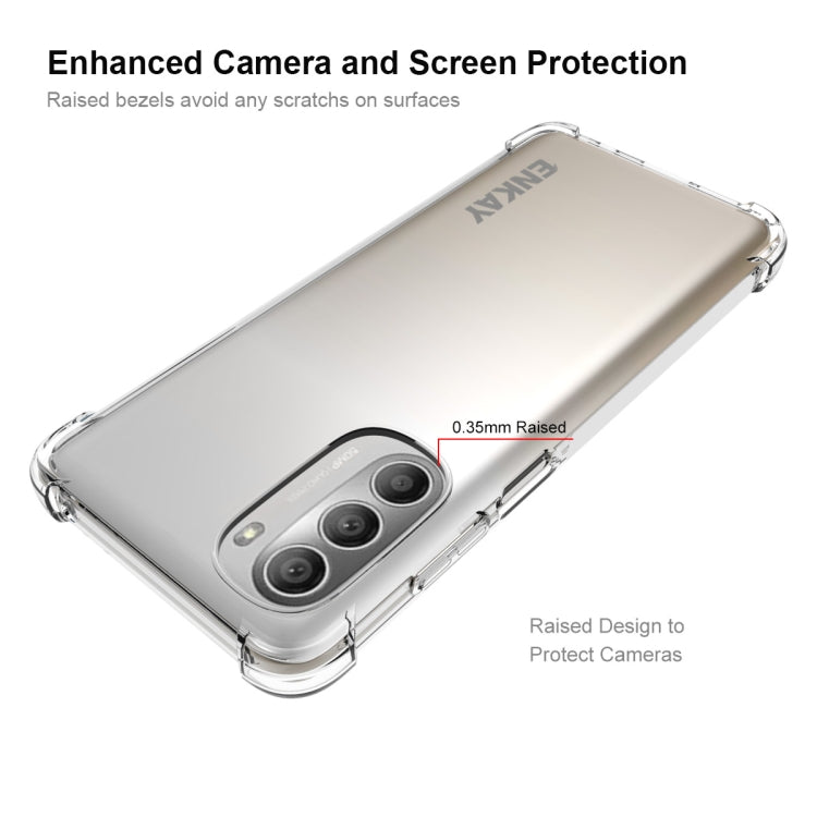 For Motorola Moto G Stylus 5G 2022 ENKAY Clear TPU Shockproof Case - Motorola Cases by ENKAY | Online Shopping UK | buy2fix