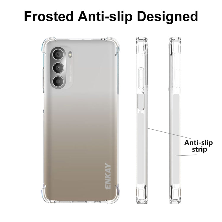 For Motorola Moto G Stylus 5G 2022 ENKAY Clear TPU Shockproof Case - Motorola Cases by ENKAY | Online Shopping UK | buy2fix