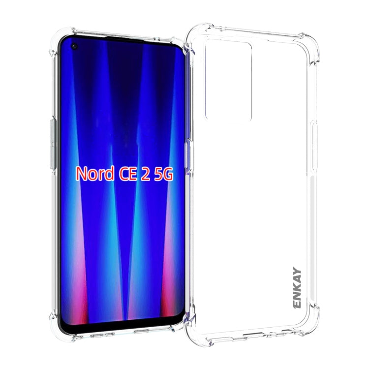 For OnePlus Nord CE 2 5G ENKAY Clear TPU Shockproof Case - OnePlus Cases by ENKAY | Online Shopping UK | buy2fix