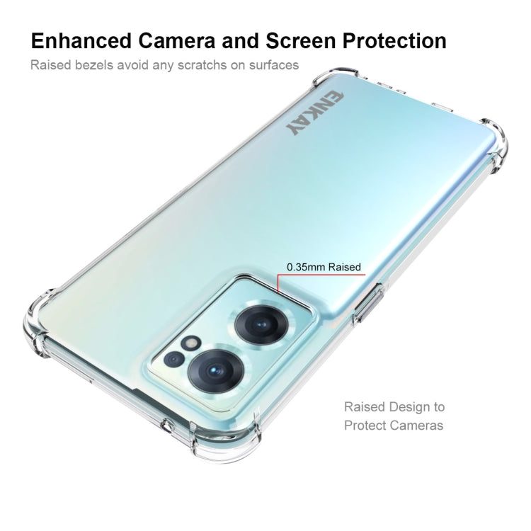 For OnePlus Nord CE 2 5G ENKAY Clear TPU Shockproof Case - OnePlus Cases by ENKAY | Online Shopping UK | buy2fix