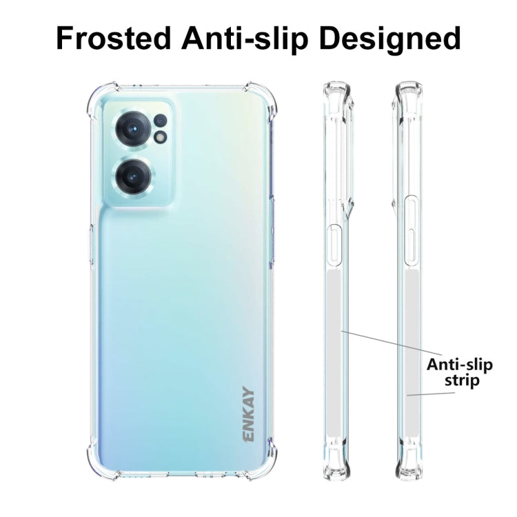 For OnePlus Nord CE 2 5G ENKAY Clear TPU Shockproof Case - OnePlus Cases by ENKAY | Online Shopping UK | buy2fix