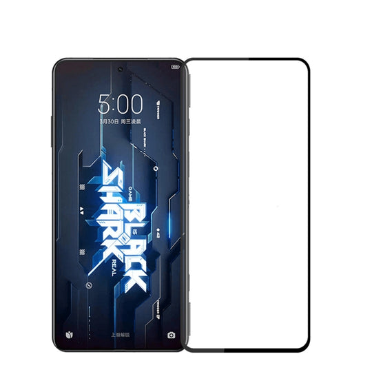 For Xiaomi Black Shark 5 / 5 Pro PINWUYO 9H 2.5D Full Screen Tempered Glass Film(Black)