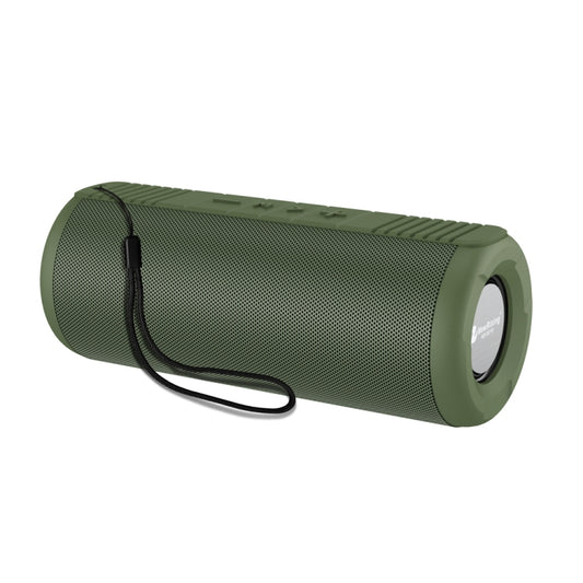 NewRixing NR9019 TWS Portable Stereo Bluetooth Speaker Support TF Card / FM(Green) - Desktop Speaker by NewRixing | Online Shopping UK | buy2fix