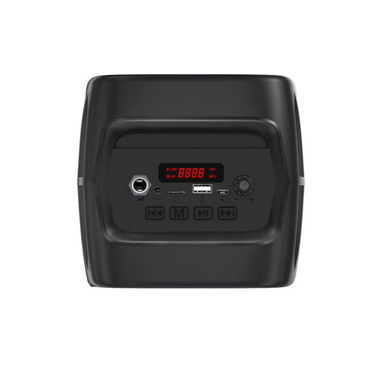 NewRixing NRG501B Outdoor Karaoke Wireless Speaker High-Power Audio Amplifier With Mic - Desktop Speaker by NewRixing | Online Shopping UK | buy2fix