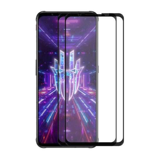 2 PCS For ZTE Nubia Red Magic 7 ENKAY Full Glue 0.26mm 9H 2.5D Tempered Glass Full Film