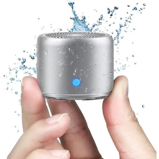 A106Pro IPX7 Waterproof Mini Portable Bluetooth Metal Speaker(Silver) - Mini Speaker by buy2fix | Online Shopping UK | buy2fix
