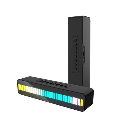 Duosi M8 LED Pickup Rhythm Ambient Light Multi-function TWS Bluetooth Speaker Bar(Black) - Desktop Speaker by Duosi | Online Shopping UK | buy2fix