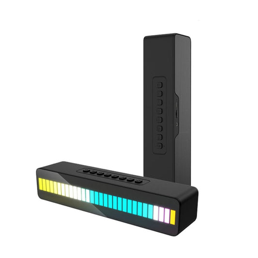 Duosi M8 LED Pickup Rhythm Ambient Light Multi-function TWS Bluetooth Speaker Bar(Black) - Desktop Speaker by Duosi | Online Shopping UK | buy2fix