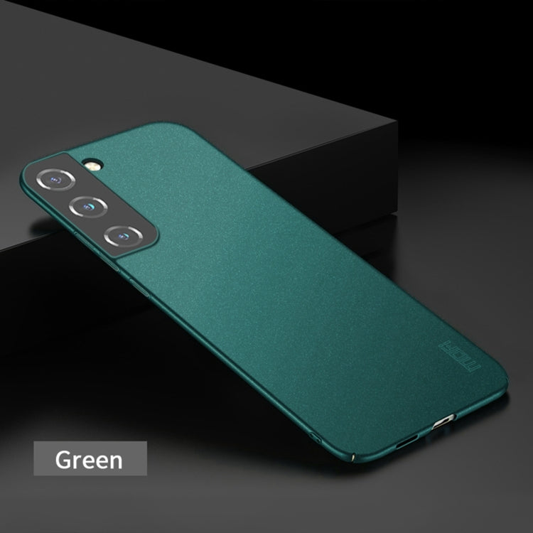 For Samsung Galaxy S22+ 5G MOFI Fandun Series Frosted Ultra-thin PC Hard Phone Case(Green) - Galaxy S22+ 5G Cases by MOFI | Online Shopping UK | buy2fix