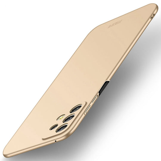 For Samsung Galaxy A73 5G MOFI Frosted PC Ultra-thin Hard Phone Case(Gold)