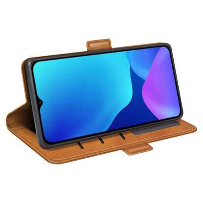 For Ulefone note 10 Dual-side Magnetic Buckle Leather Phone Case(Yellow) by buy2fix