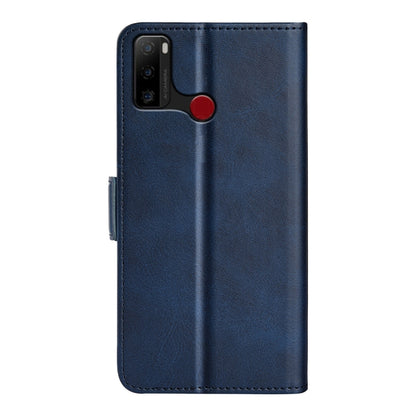 For Ulefone note 10 Dual-side Magnetic Buckle Leather Phone Case(Dark Blue) by buy2fix