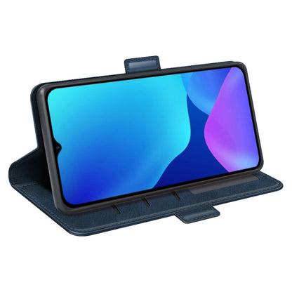 For Ulefone note 10 Dual-side Magnetic Buckle Leather Phone Case(Dark Blue) by buy2fix