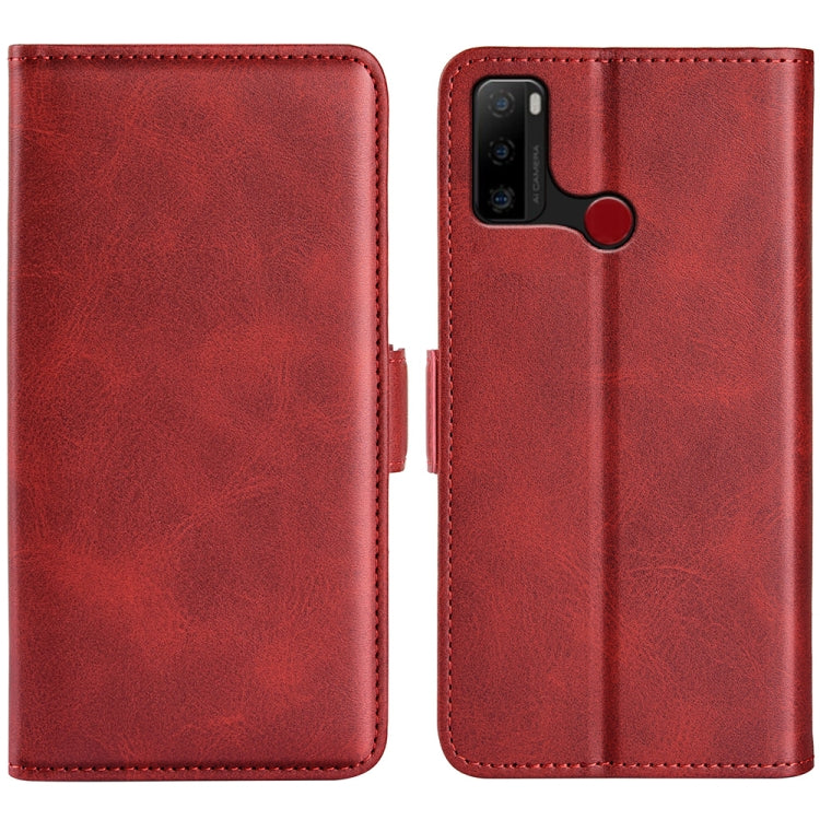 For Ulefone note 10 Dual-side Magnetic Buckle Leather Phone Case(Red) by buy2fix