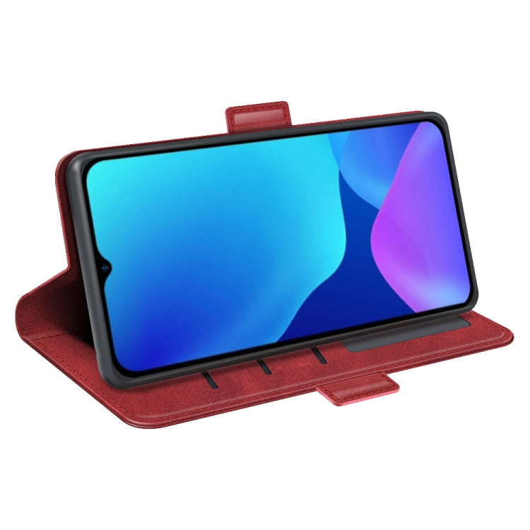 For Ulefone note 10 Dual-side Magnetic Buckle Leather Phone Case(Red) by buy2fix