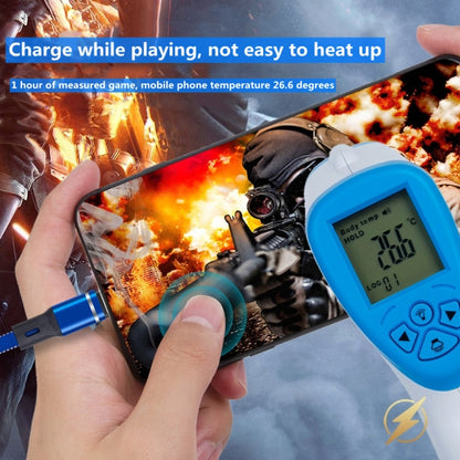 XJ-76 40W 5A 3 in 1 USB to 8 Pin + Type-C + Micro USB Super Flash Charging Cable, Length: 1.18m(Colour) by buy2fix