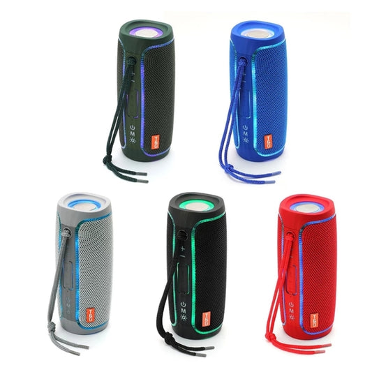 T&G TG288 TWS Portable LED Light Bluetooth Speaker(Blue) - Desktop Speaker by T&G | Online Shopping UK | buy2fix