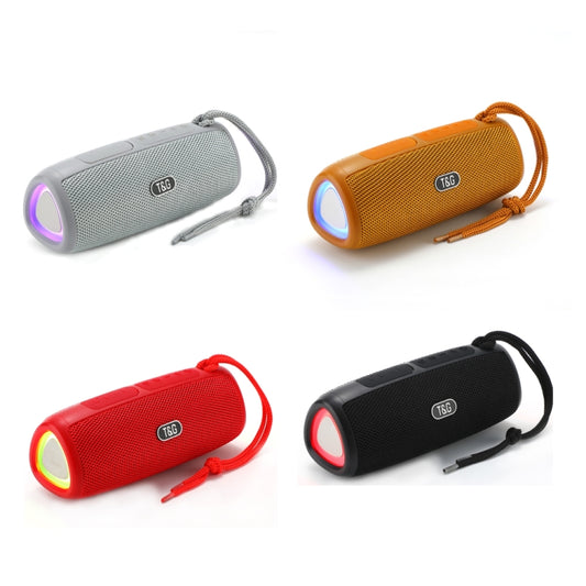 T&G TG344 Portable LED Light TWS Wireless Bluetooth Speaker(Black) - Desktop Speaker by T&G | Online Shopping UK | buy2fix