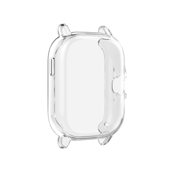 For Amazfit GTS 3 Shockproof TPU Plating Watch Case(Transparent)
